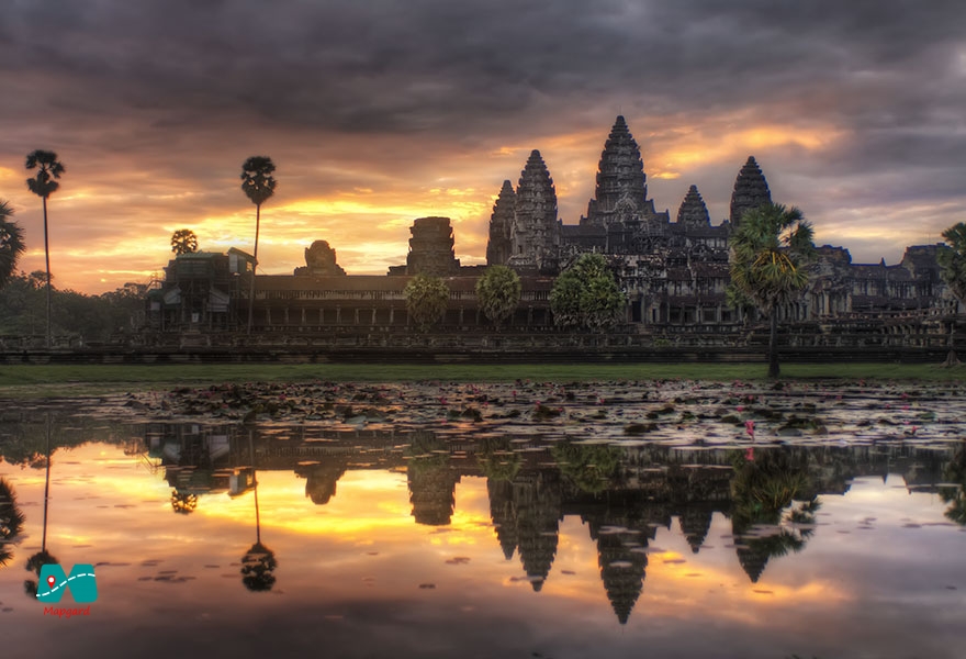 گشت و گذار در معبد بکر آنکوروات (Angkor Wat)، کلمبیا