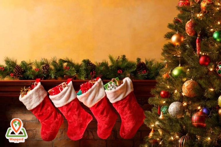 جوراب های هدیه کریسمس (Christmas Stocking)