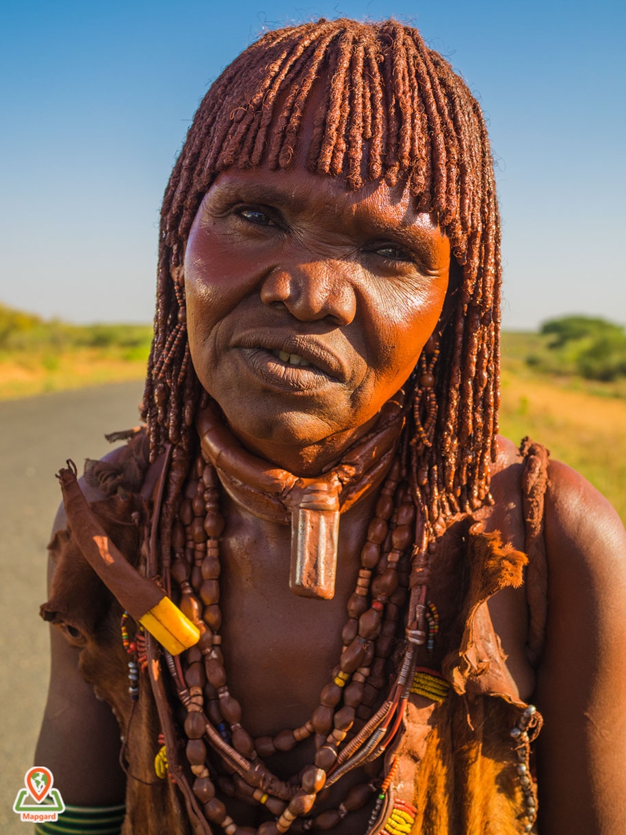 زنی از قبیله هامار (Hamar Tribe)