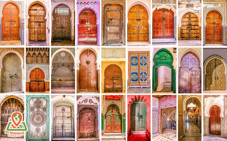 درهای عکاسی شده در مراکش (Morocco)