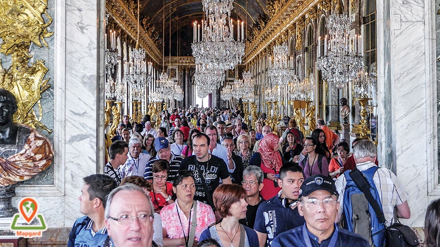 1 بازدید از تالار آینه در کاخ ورسای (Versailles)، فرانسه