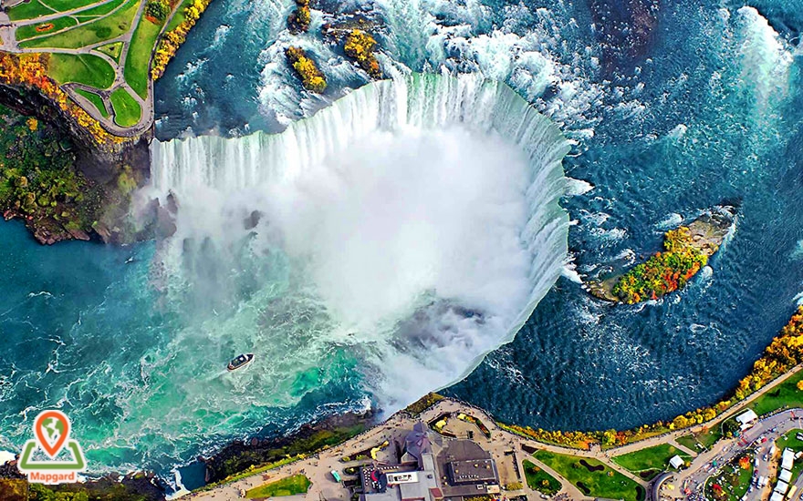21) آبشار نیاگارا، کانادا، ایالات متحده (Niagara Falls, Canada, United States)