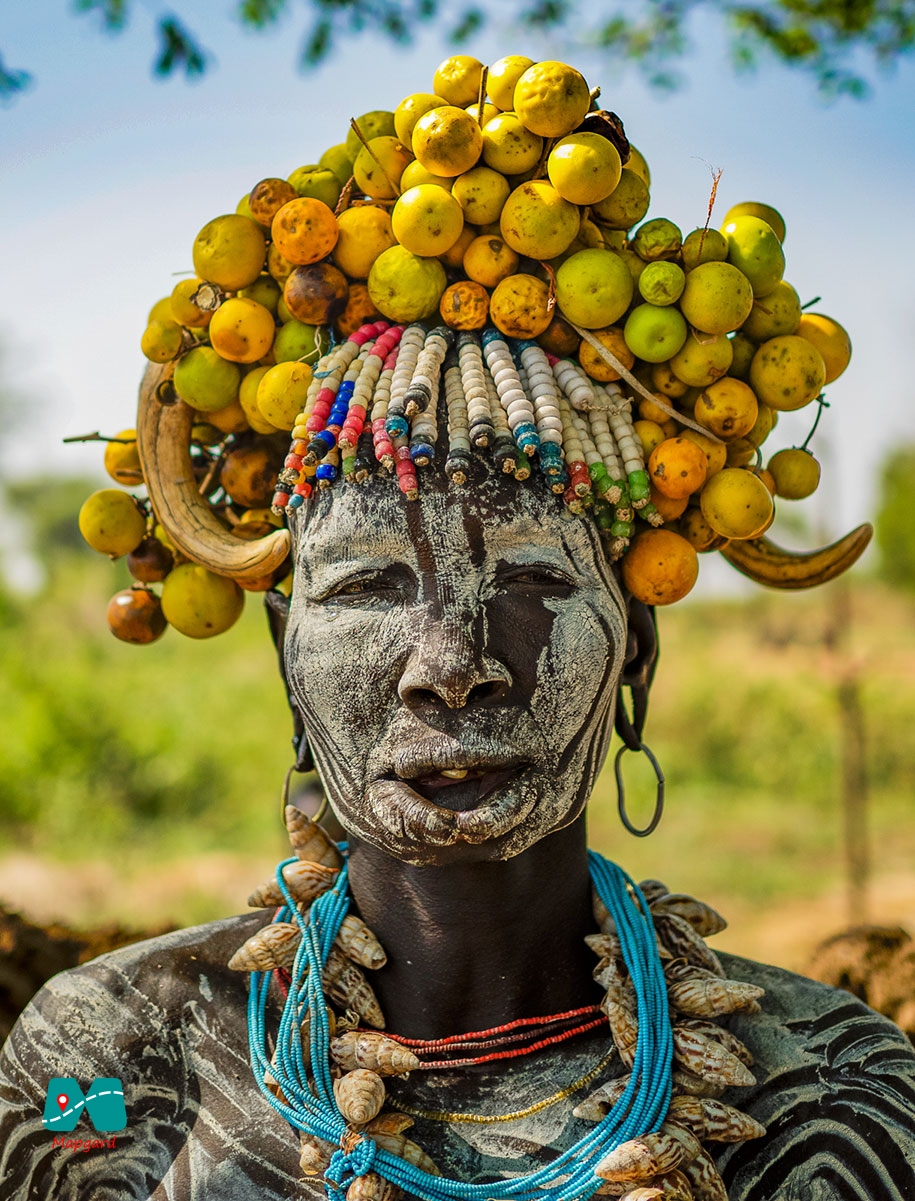 6) زنی از قبیله مورسی (Mursi Tribe)