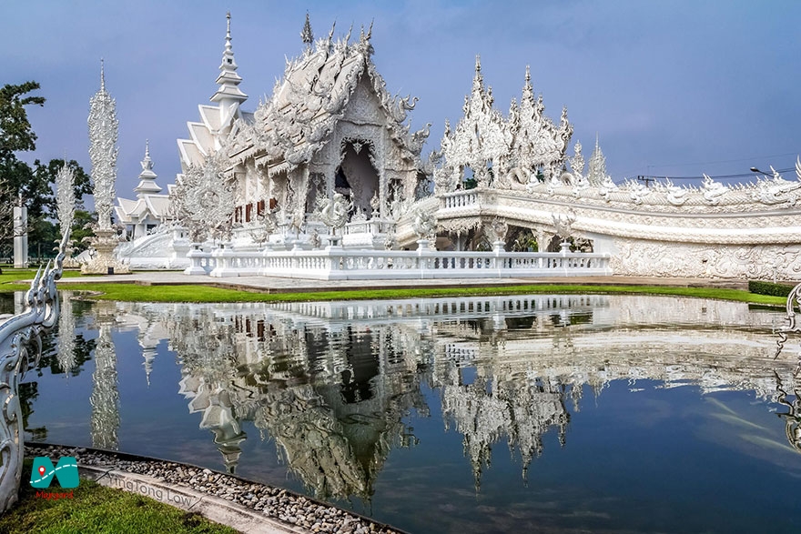 تحسین کردن معبد وات رونگ خون (Wat Rong Khun)، تایلند