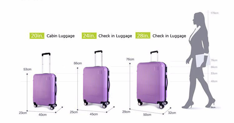 انواع بار و چمدان های قابل حمل در هواپیما