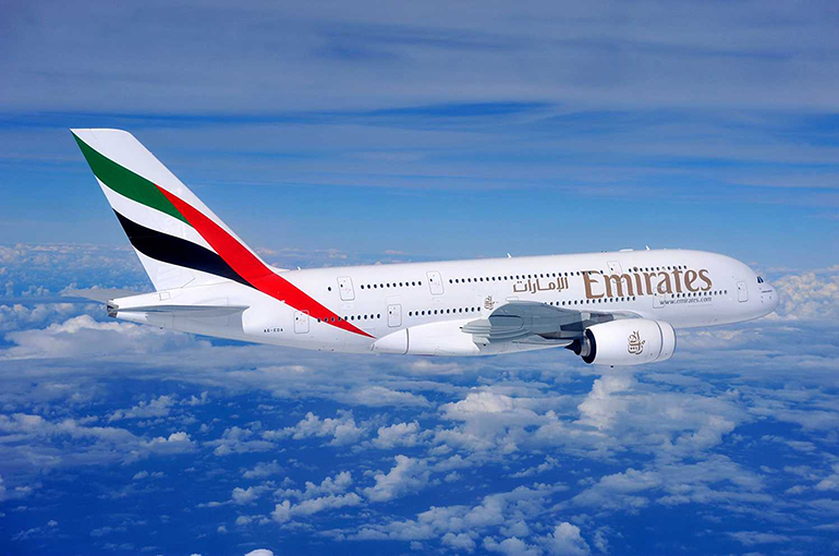 4) هواپیمایی امارات (Emirates Airline)