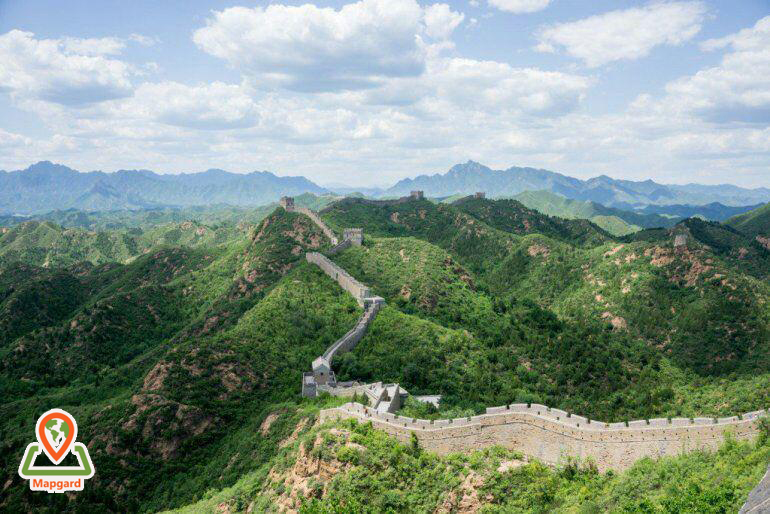 دیوار بزرگ چین معروفترین بخش