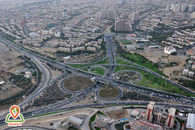 نمای تهران از سکوی باز برج میلاد