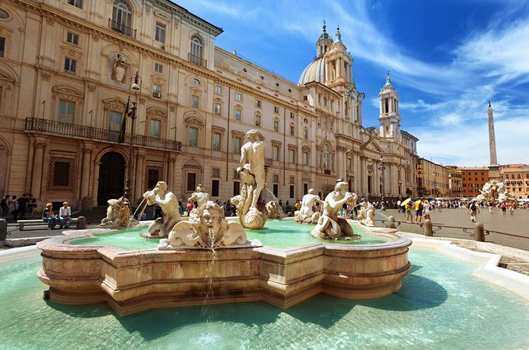 19) میدان ناوونا (Piazza Navona)