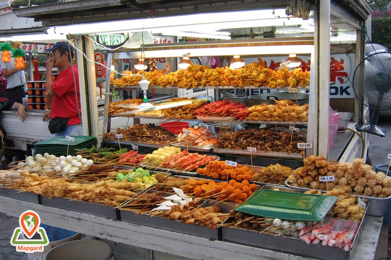 غذاهای محلی خیابانی مالزی