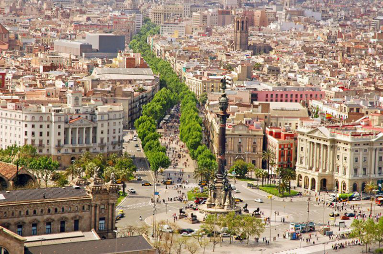 12) خیابان لا رامبلا، بارسلونا (La Rambla, Barcelona)