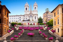 راه پله های اسپانیایی (The Spanish Steps)