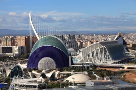 مجتمع فرهنگی و معماری شهر هنر و علم (City of Arts and Sciences)