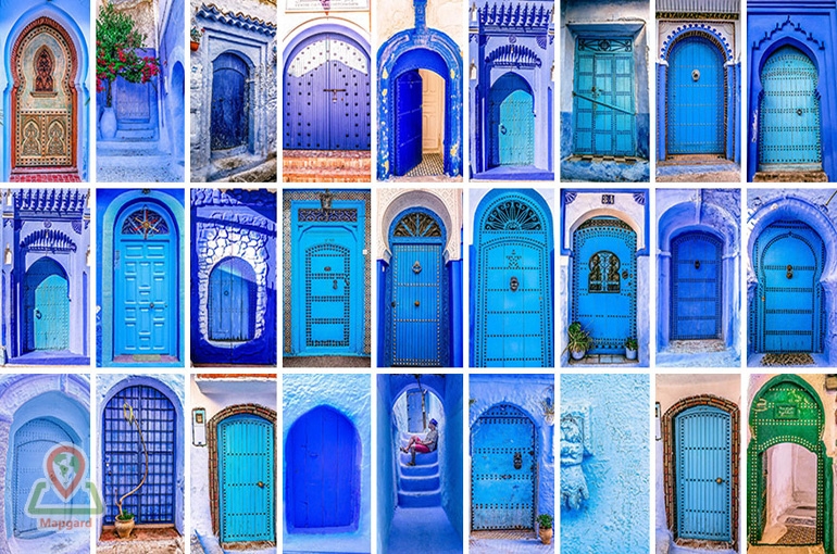 زیباترین درهای عکاسی شده در مراکش (Morocco)