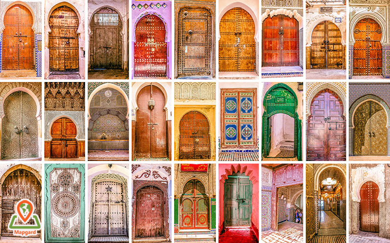 درهای عکاسی شده در مراکش (Morocco)