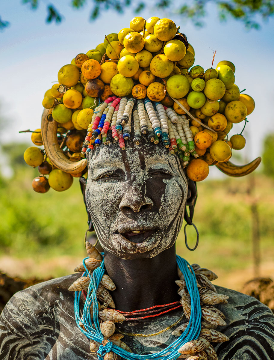 6) زنی از قبیله مورسی (Mursi Tribe)